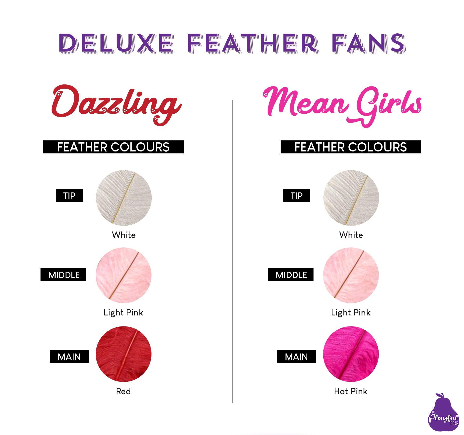 Deluxe XL Ostrich Feather Fans