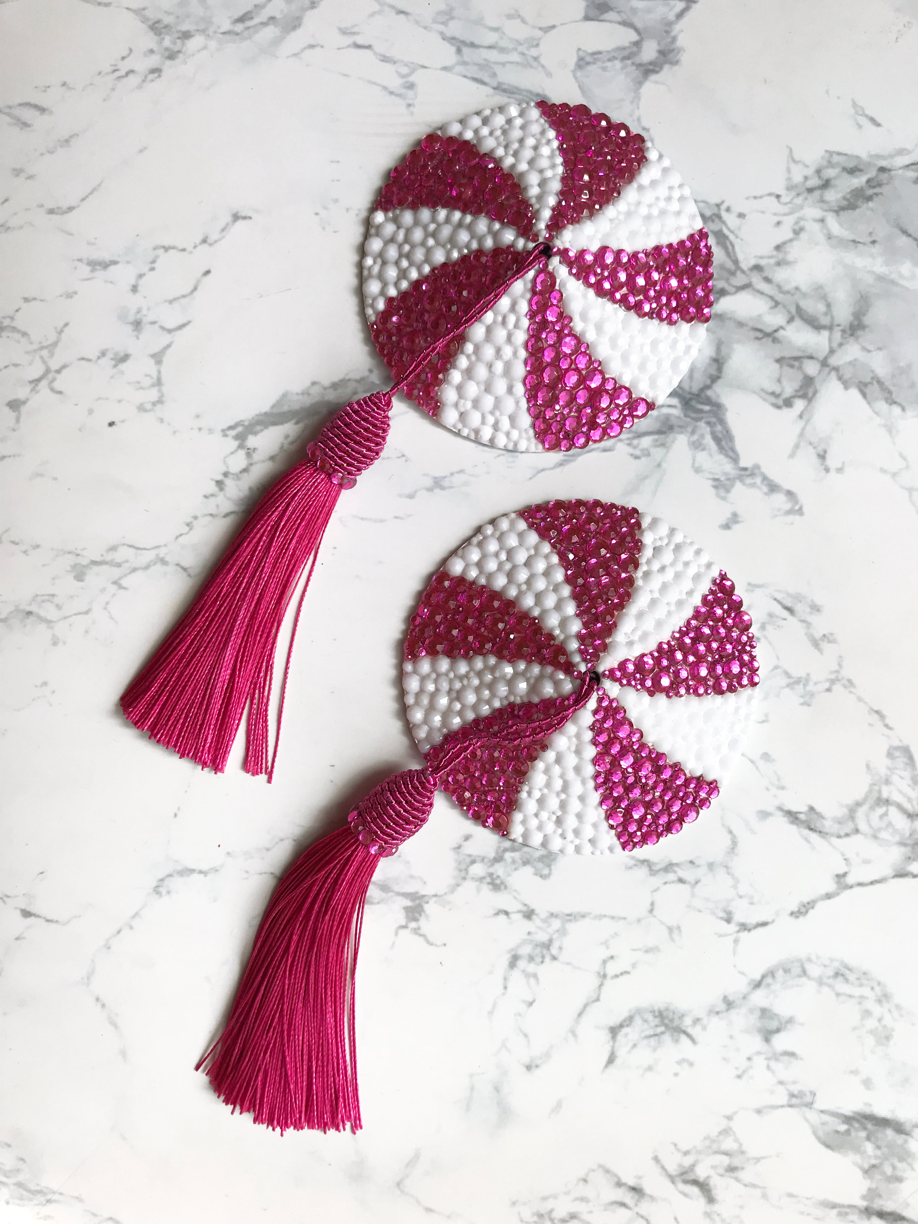 Candy Swirl Nipple Tassels
