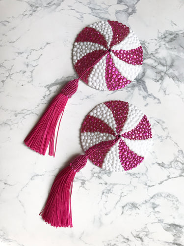 Candy Swirl Nipple Tassels