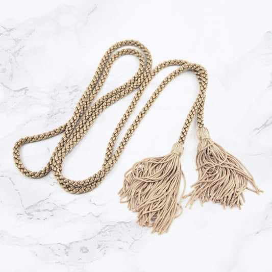 Greek Goddess Tassel Belt, handmade by The Playful Pear — view 2