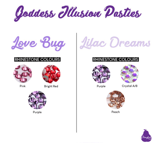 Goddess Illusion Burlesque Pasties
