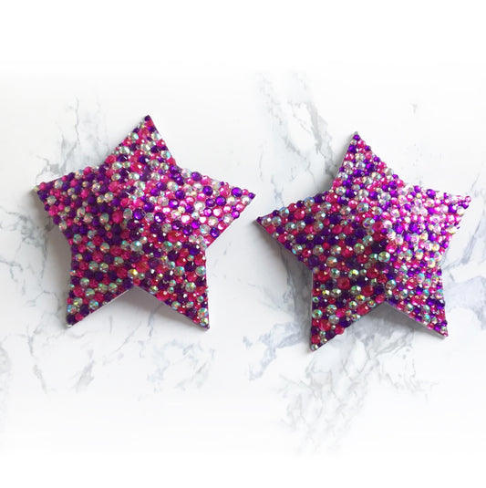 Star Nipple Pasties or Tassels, handmade by The Playful Pear — view 2