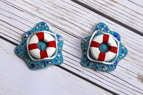Nautical 3D Lifesaver Nipple Pasties