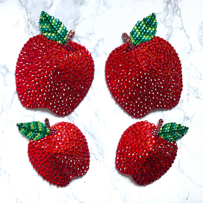 Apple Pasties or Tassels, handmade by The Playful Pear