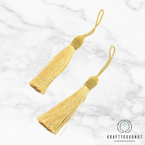 Gold Tassels - 2pcs