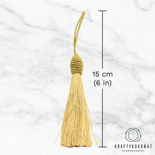 Gold Tassels - 2pcs