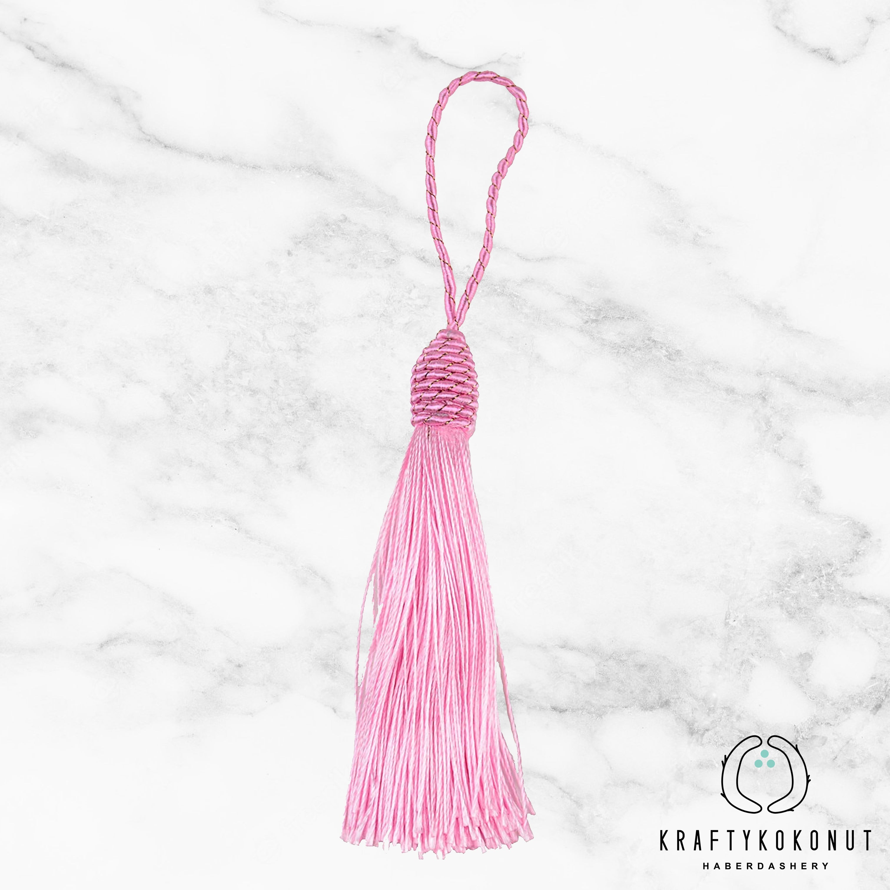 Light Pink Tassels - 2pcs