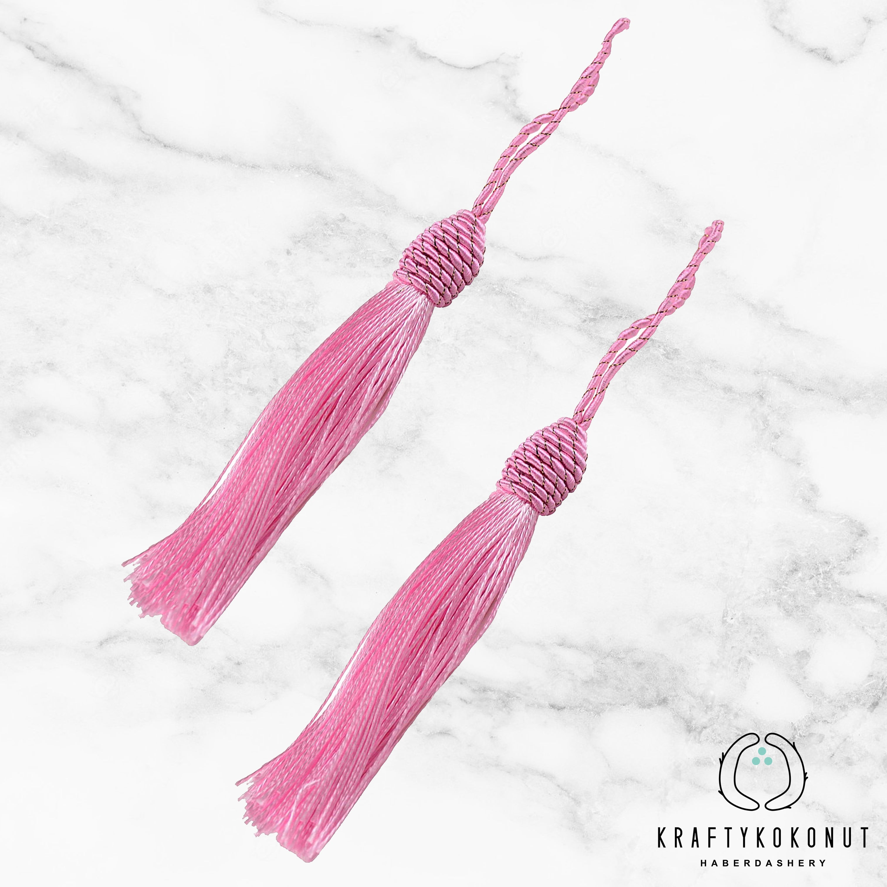 Light Pink Tassels - 2pcs