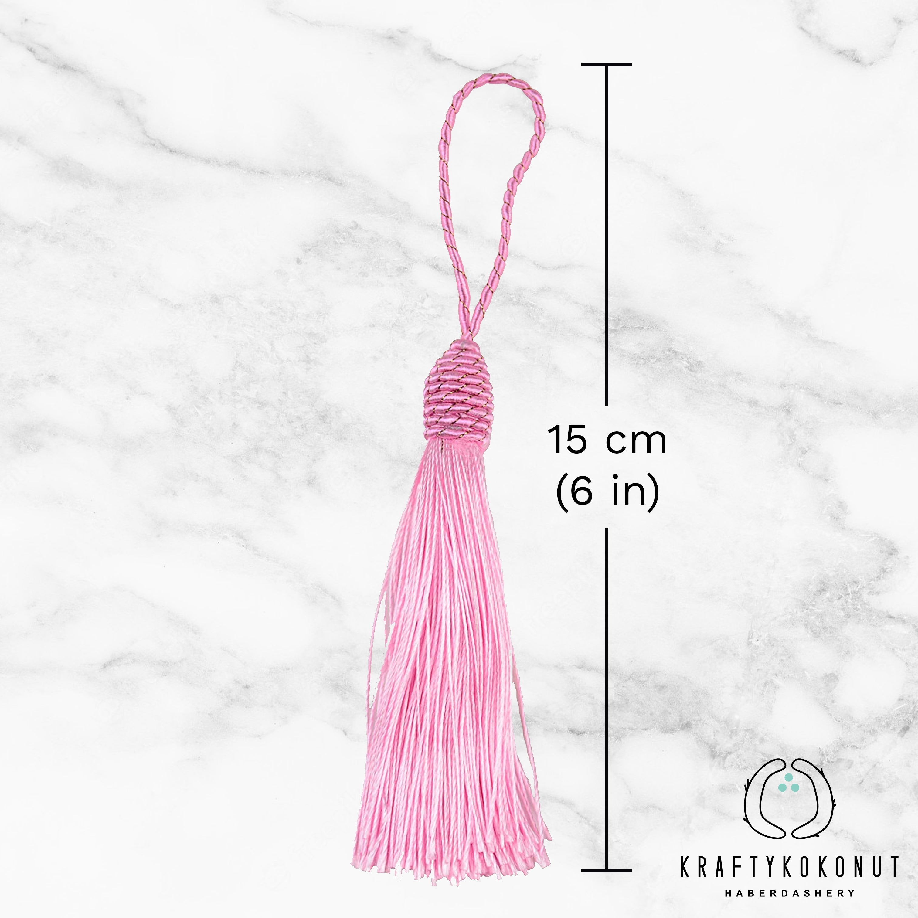Light Pink Tassels - 2pcs