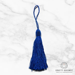 Royal Blue Tassels - 2pcs