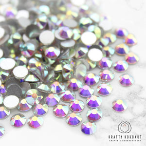 Krafty Kokonut® Crystal A/B Grade-A Glass Rhinestones