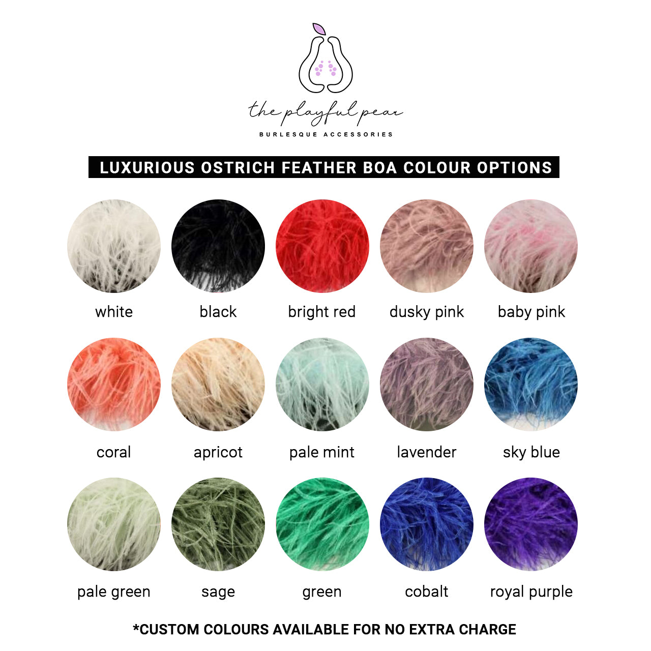 Luxurious Ostrich Feather Boa