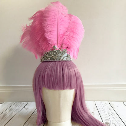Moulin Rouge Showgirl Headpiece, handmade by The Playful Pear — view 3