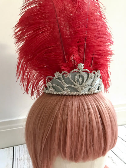 Moulin Rouge Showgirl Headpiece, handmade by The Playful Pear — view 4
