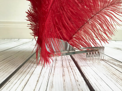 Moulin Rouge Showgirl Headpiece, handmade by The Playful Pear — view 5