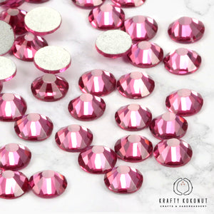 Krafty Kokonut® Rose Grade-A Glass Rhinestones