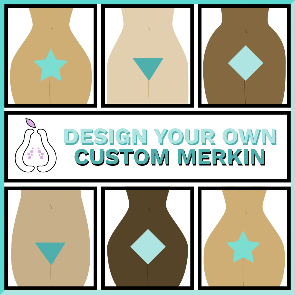 Custom Burlesque Merkin, handmade by The Playful Pear