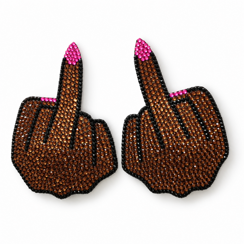 Skintone: Mocha | Nail Colour: Hot Pink | Size S