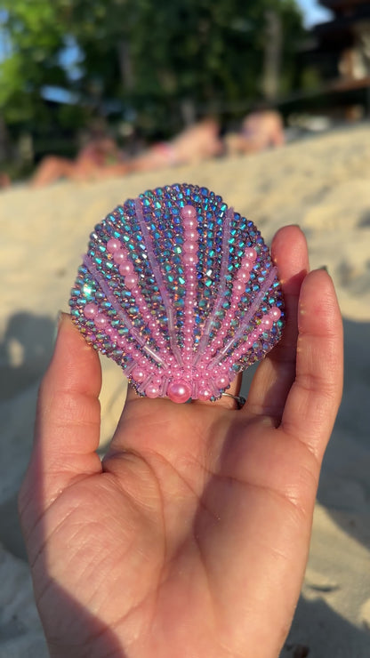 Lavender Lagoon Seashell Pasties or Tassels