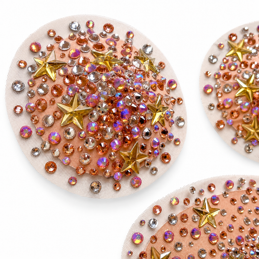 Starry Night Illusion Pasties & Merkin Set
