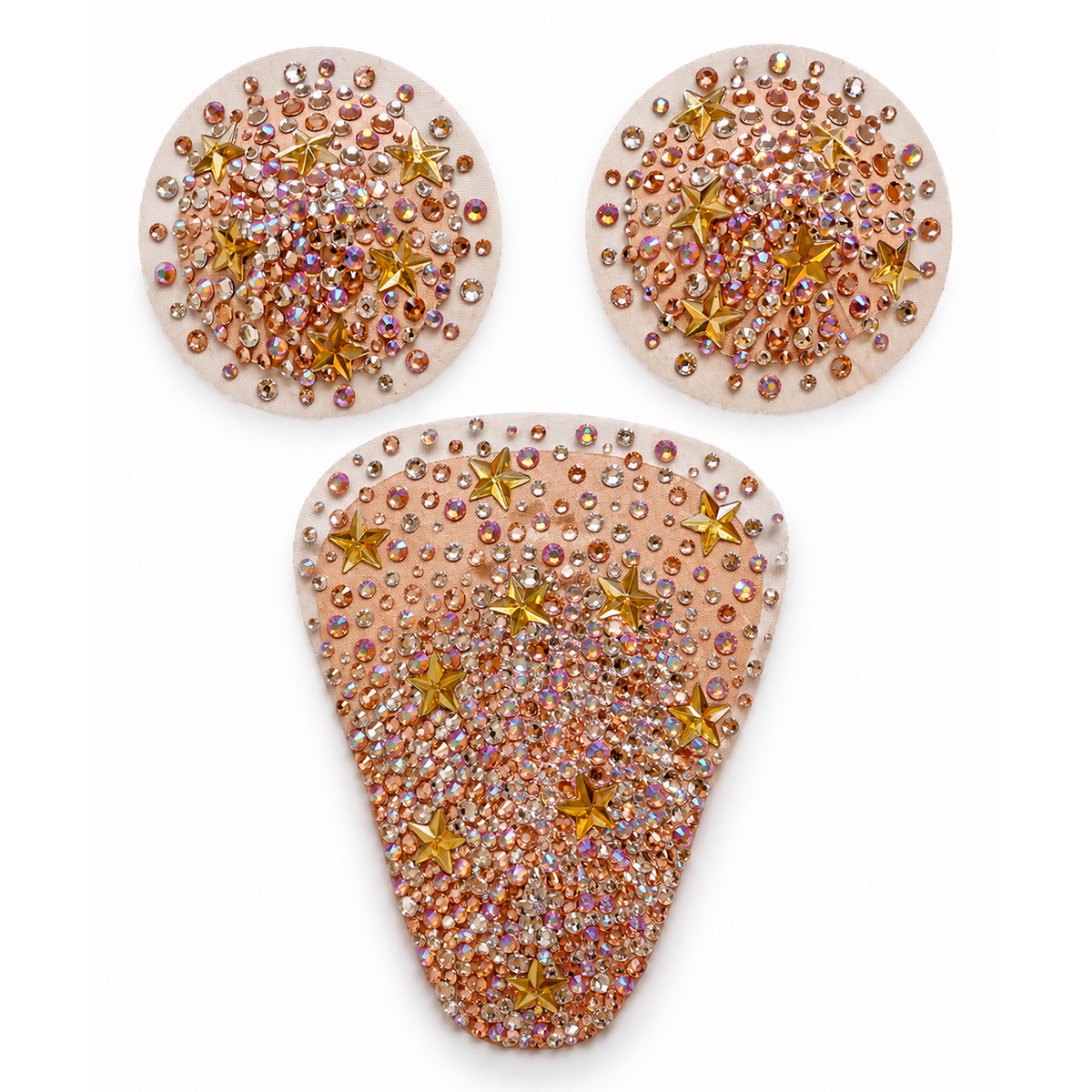 Starry Night Illusion Pasties & Merkin Set