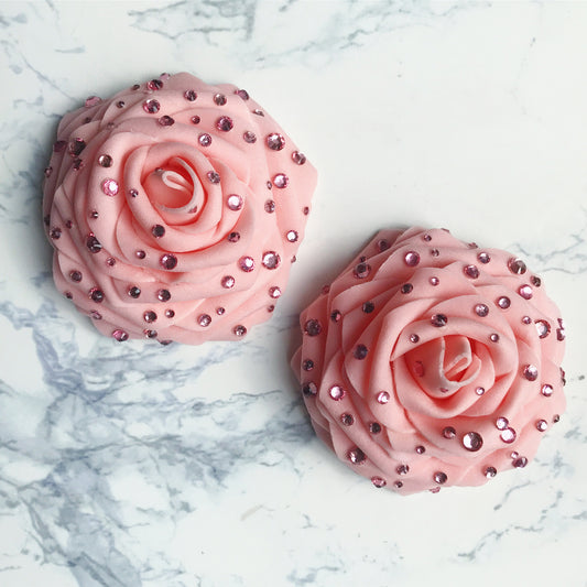 Ethereal Rose Nipple Pasties, handmade by The Playful Pear