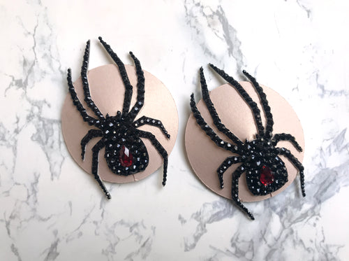 Black Widow Spider Nipple Pasties