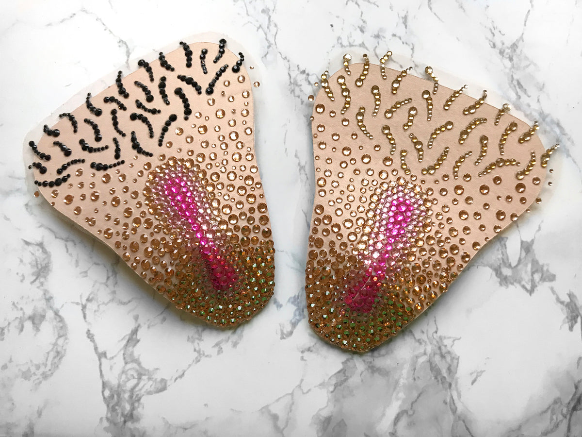 Nips & Bits Merkin Set, handmade by The Playful Pear — view 7