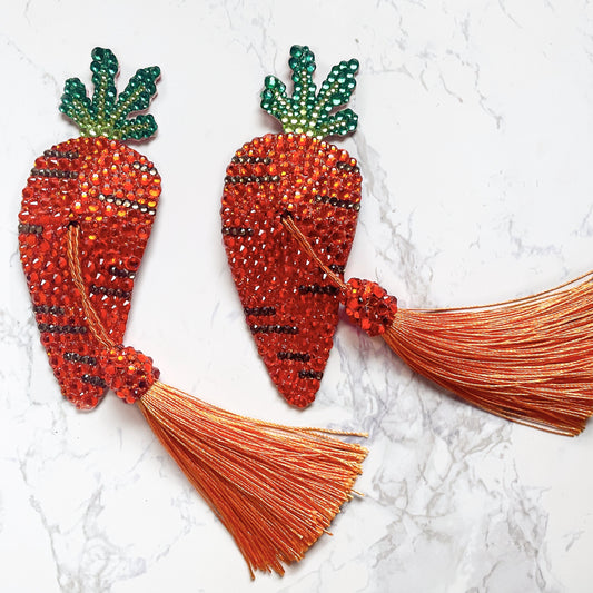 Carrot Nipple Tassels, handmade by The Playful Pear