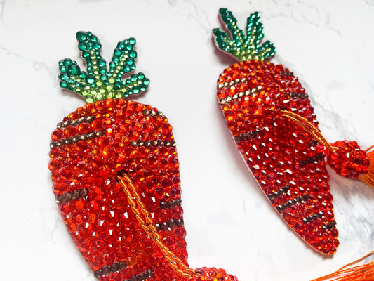 Carrot Nipple Tassels, handmade by The Playful Pear — view 2