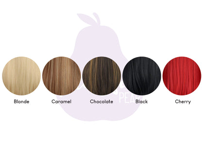 Rhinestone colour swatch chart showing the colours available for Viking Braid Nipple Pasties