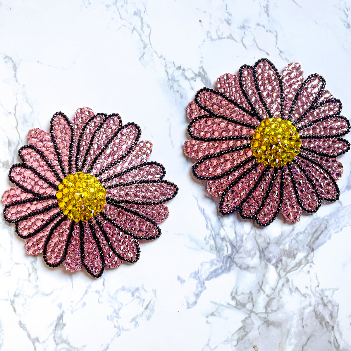 Daisy Nipple Pasties, handmade by The Playful Pear