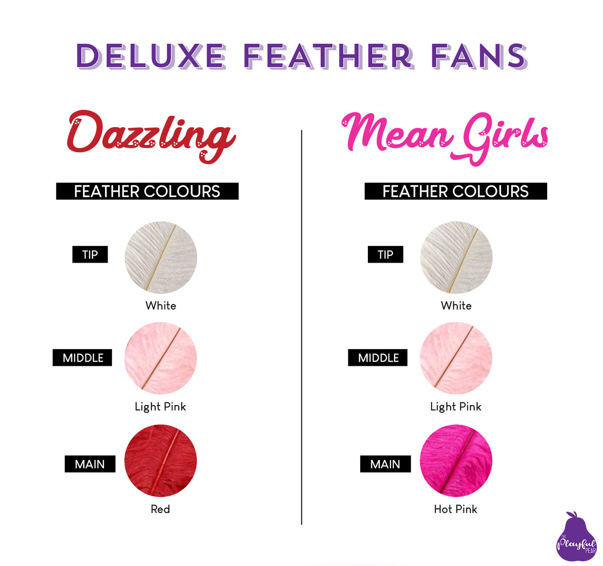 Deluxe XL Ostrich Feather Fans, handmade by The Playful Pear — view 5
