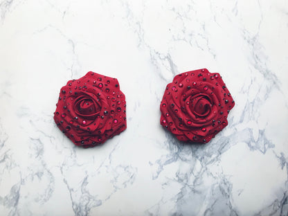 Ethereal Rose Nipple Pasties, handmade by The Playful Pear — view 4