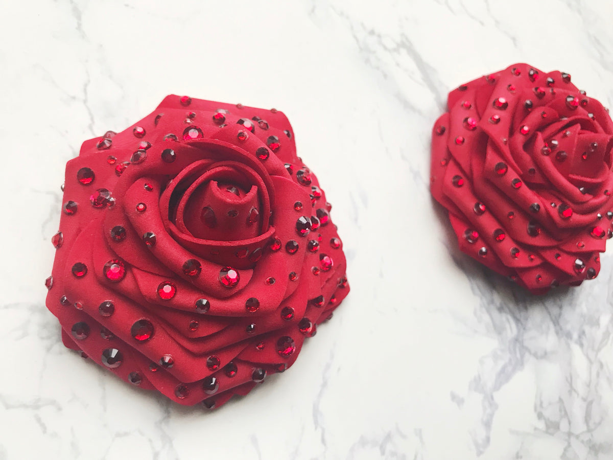 Ethereal Rose Nipple Pasties, handmade by The Playful Pear — view 7
