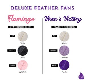 Deluxe XL Ostrich Feather Fans