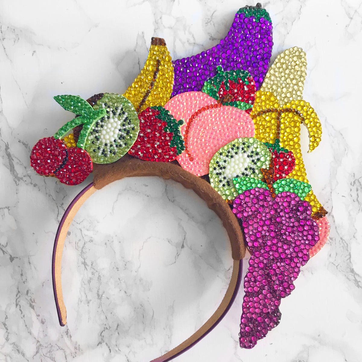 Sparkling Fruit Crown, handmade by The Playful Pear