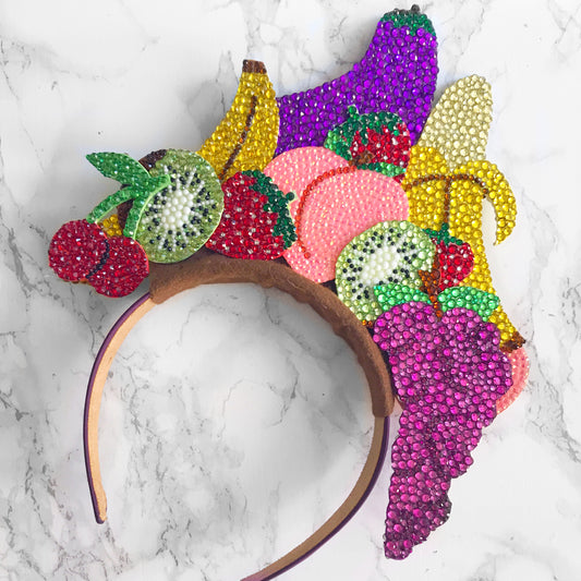 Sparkling Fruit Crown, handmade by The Playful Pear