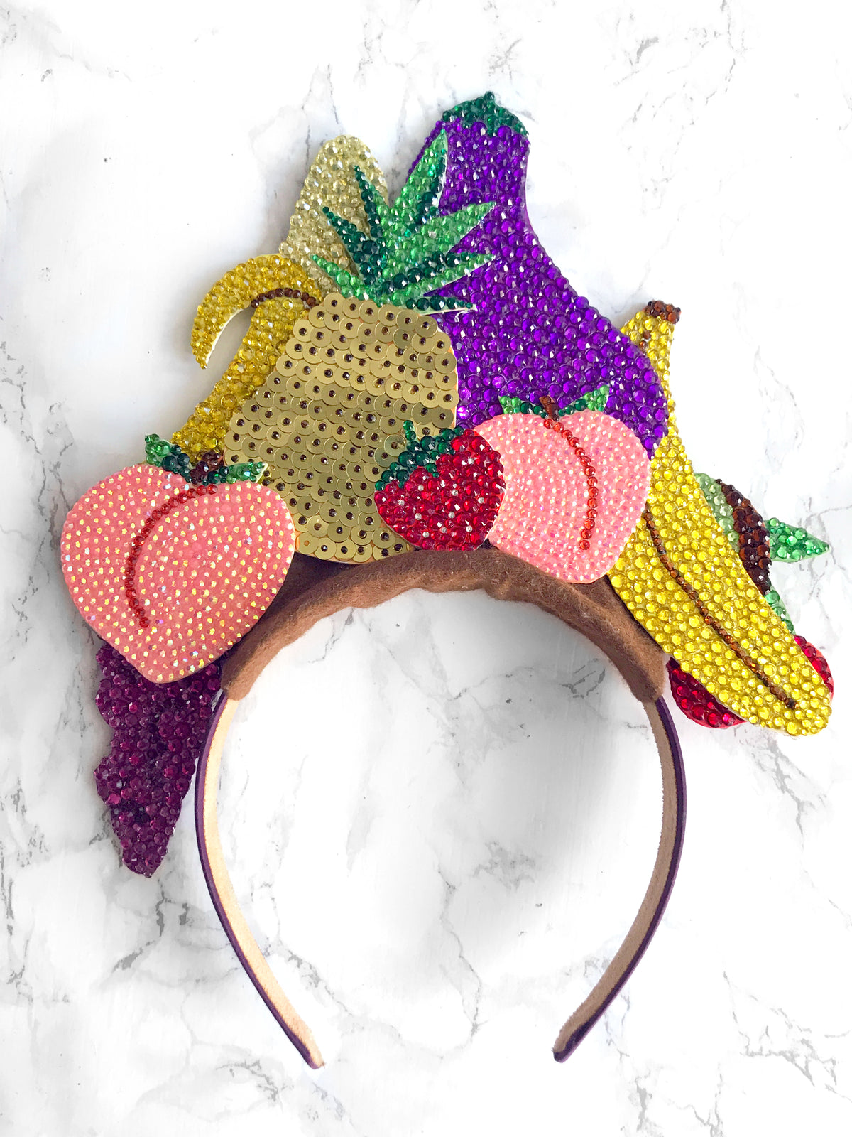 Sparkling Fruit Crown, handmade by The Playful Pear — view 3