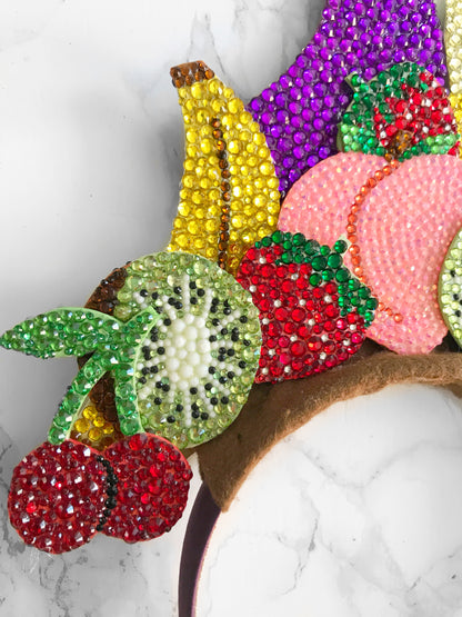 Sparkling Fruit Crown, handmade by The Playful Pear — view 4