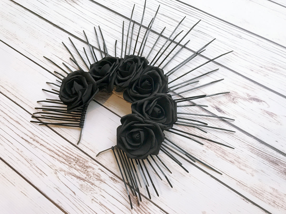 Space Queen Headpiece, handmade by The Playful Pear — view 4