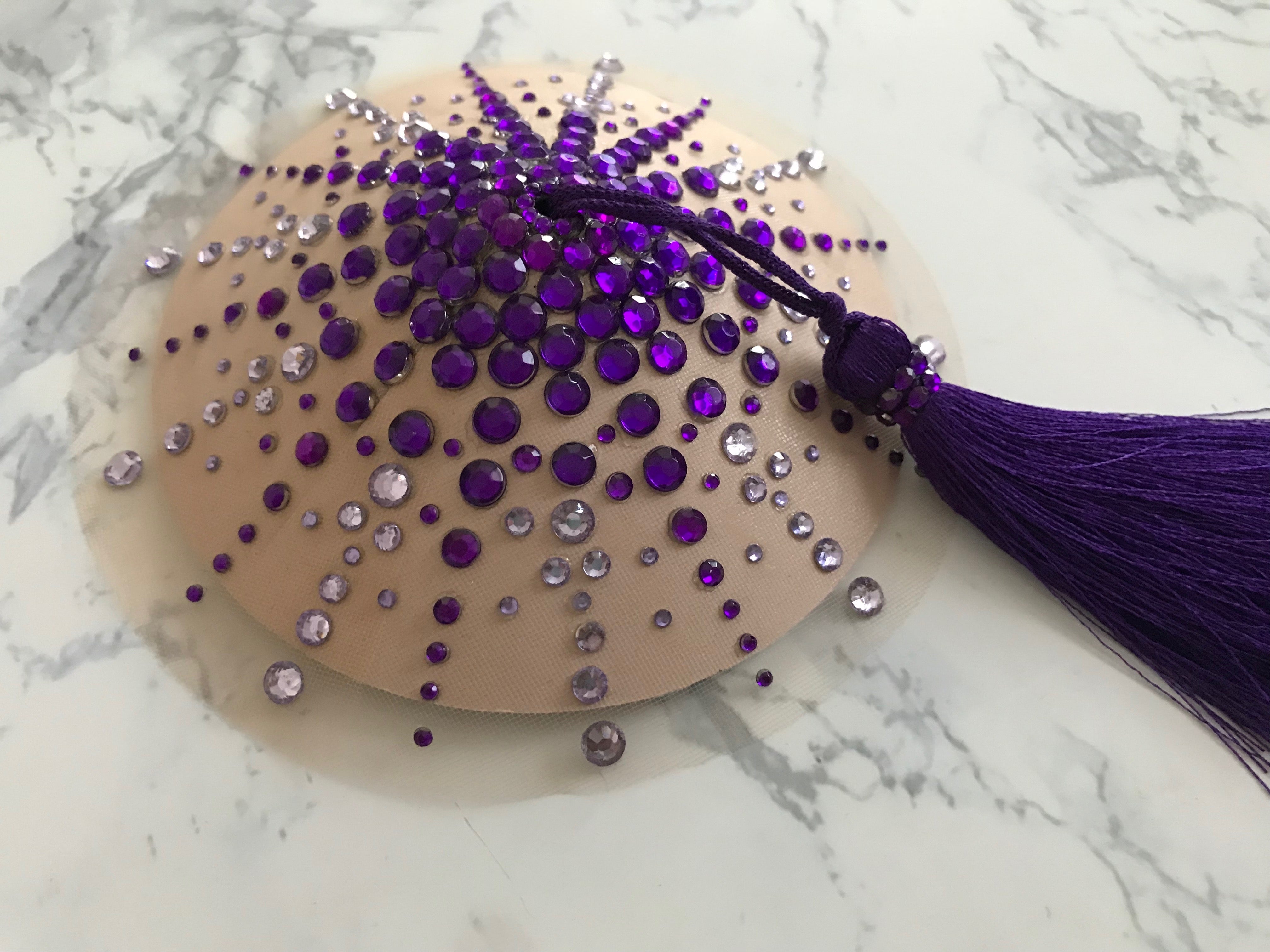 Two Tone Illusion Nipple Tassels