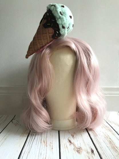 Ice Cream Cone Headpiece, handmade by The Playful Pear — view 3