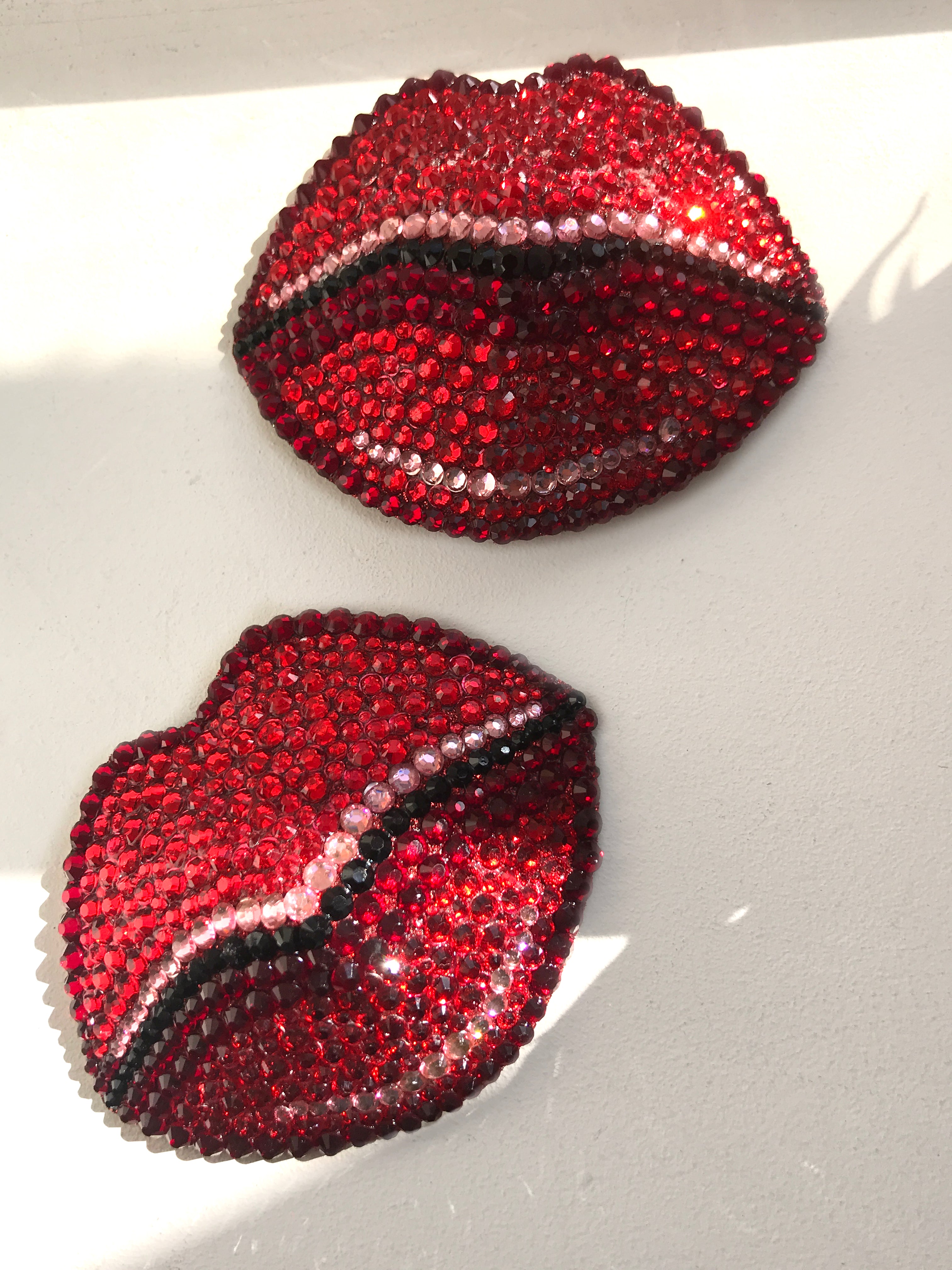 Lipstick Nipple Pasties or Tassels