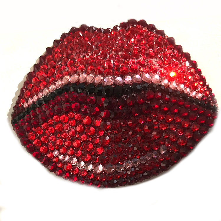 Lipstick Nipple Pasties or Tassels, handmade by The Playful Pear — view 4