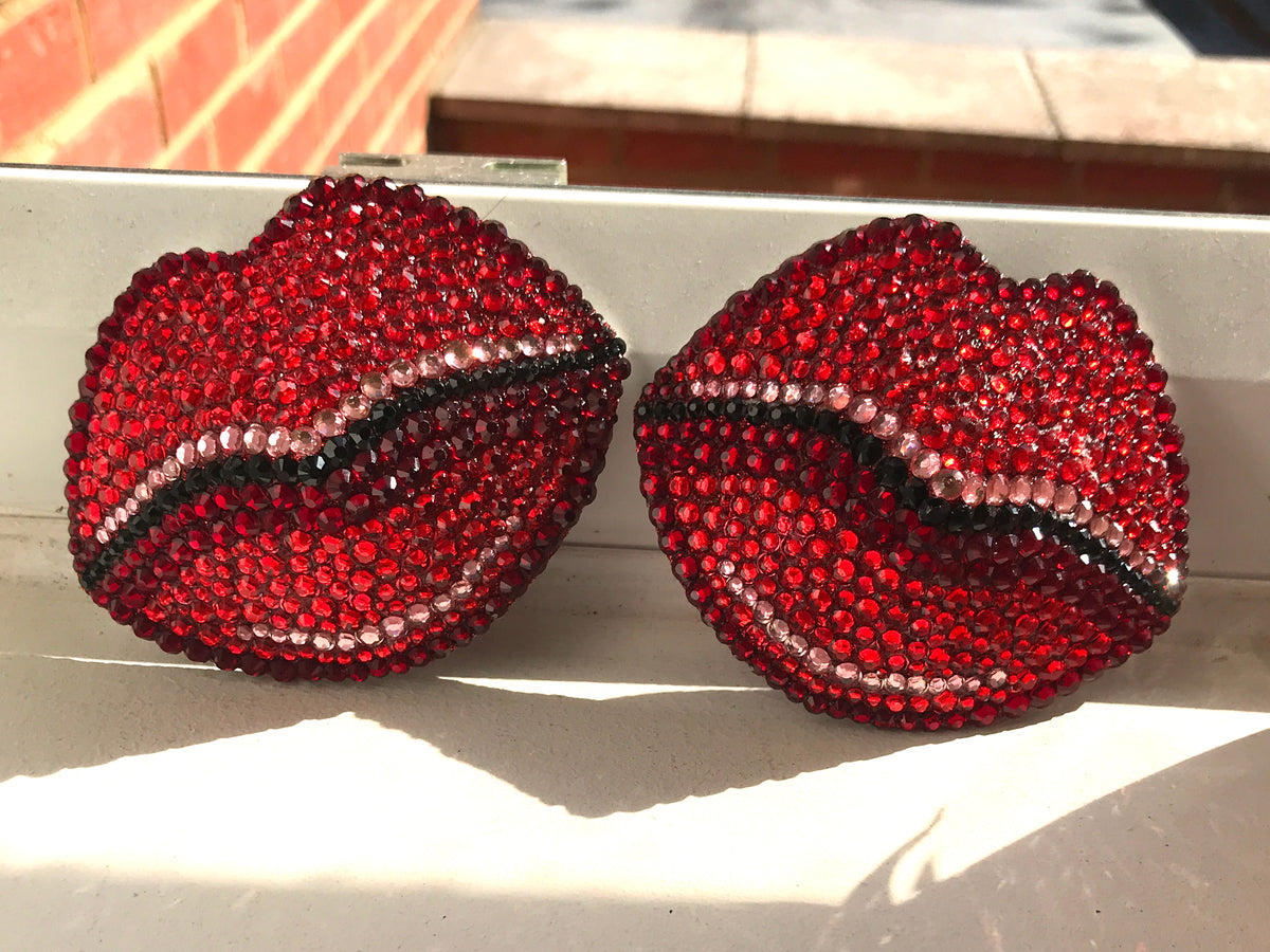 Lipstick Nipple Pasties or Tassels, handmade by The Playful Pear — view 5