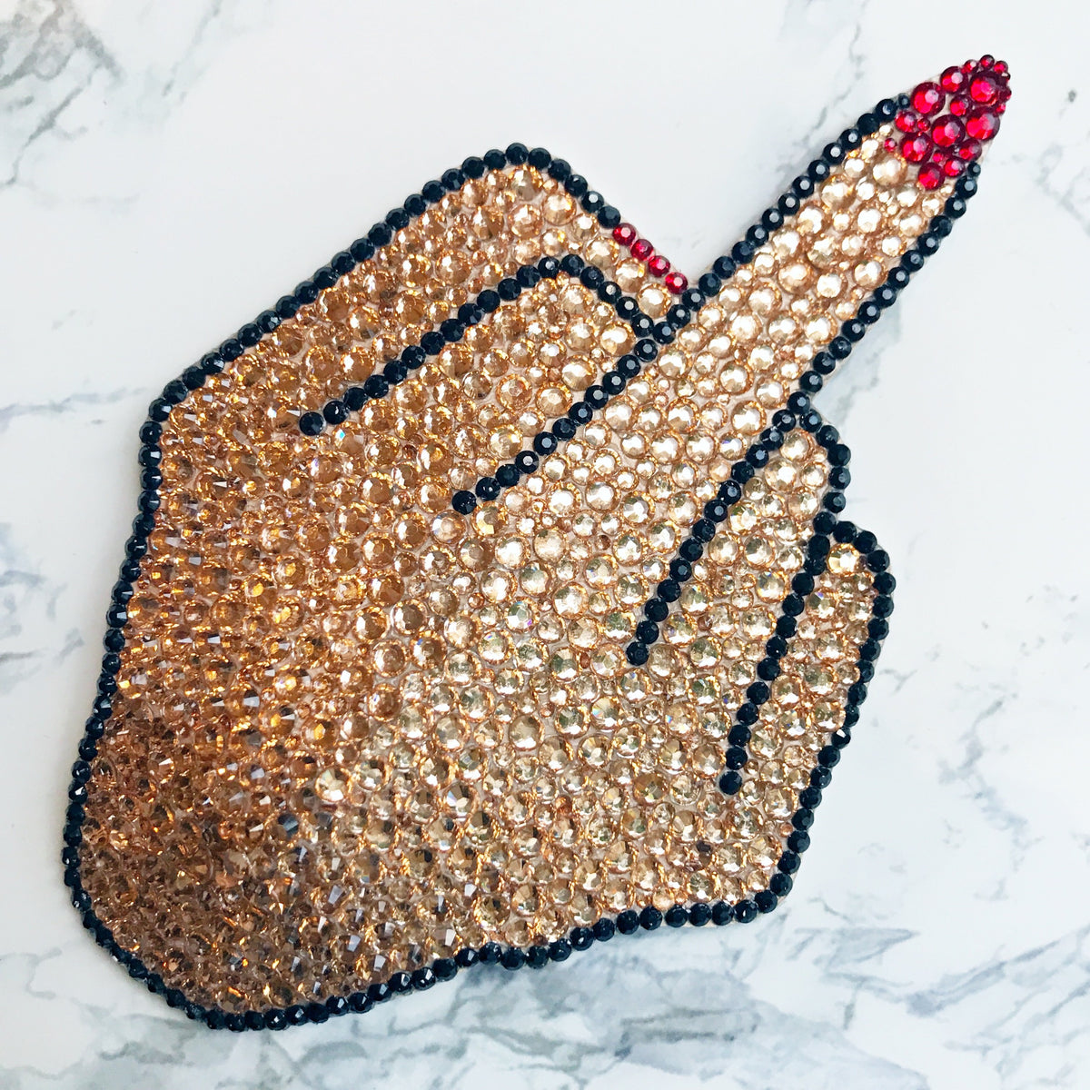 Middle Finger Merkin, handmade by The Playful Pear — view 2