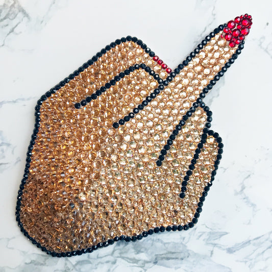 Middle Finger Merkin, handmade by The Playful Pear — view 2