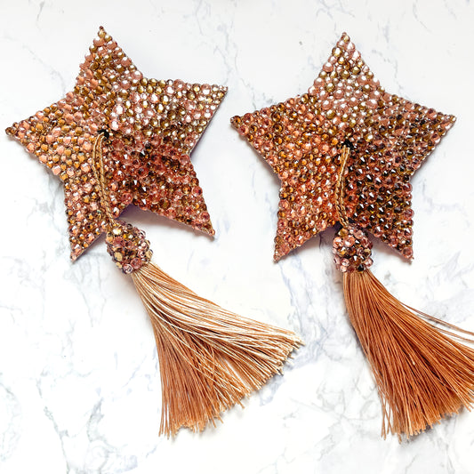 Star Nipple Pasties or Tassels, handmade by The Playful Pear