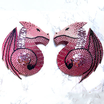 Dragon Nipple Pasties, handmade by The Playful Pear
